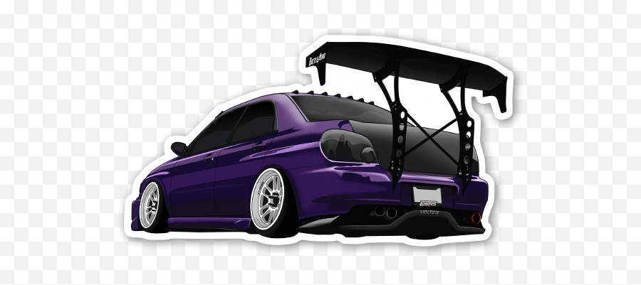 Purple Subaru - Stickerapp Subaru Sticker Png,Subaru Png