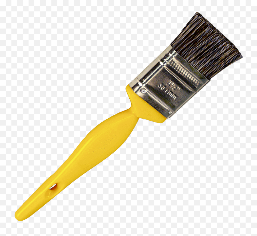 Paint Brush Style Auto Detail - Yellow Handle Paint Tools Png,Paint Brush Png Transparent
