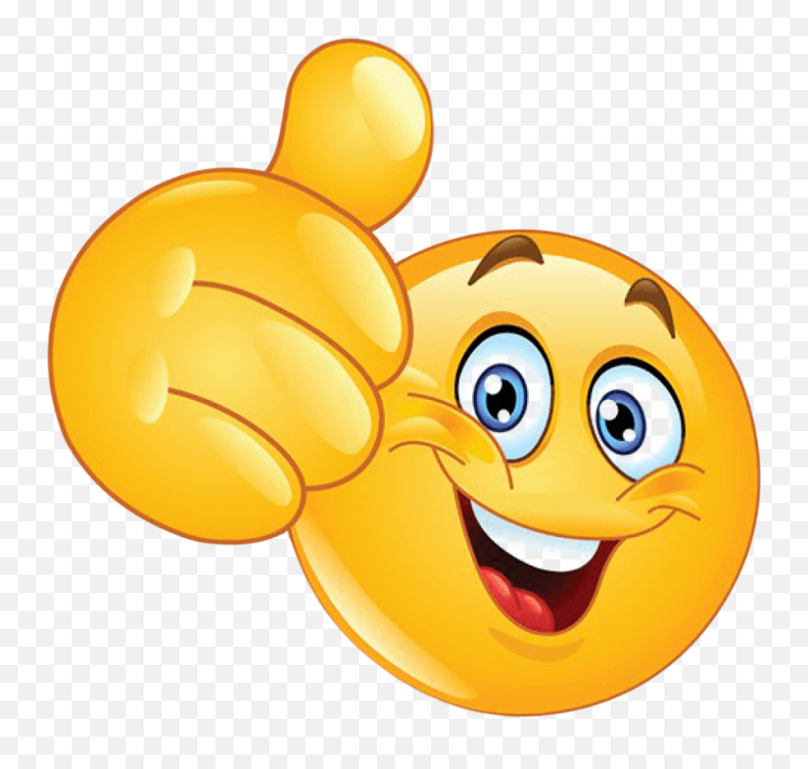 Wow Clipart Emoji - Smiley Face With Thumbs Up Png,Wow Emoji Png