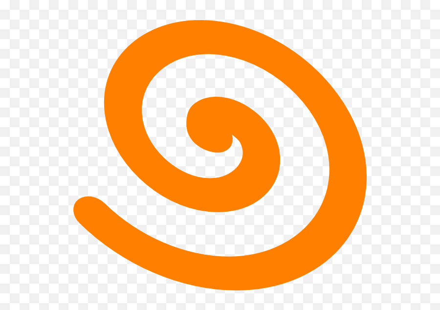 Orange Spiral Clip Art - Vector Clip Art Online Orange Spiral Clip Art Png,Spiral Png