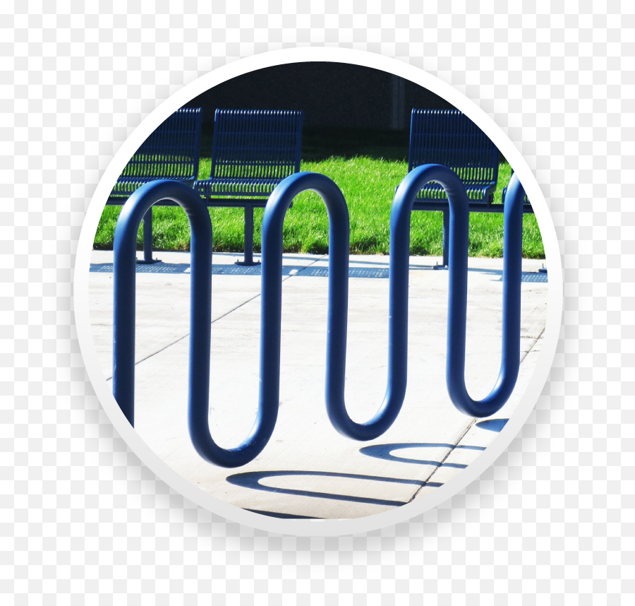 Commercial Bike Racks Poly - Vinyl Coated 20 Year Warranty Art Png,Bike Rack Png