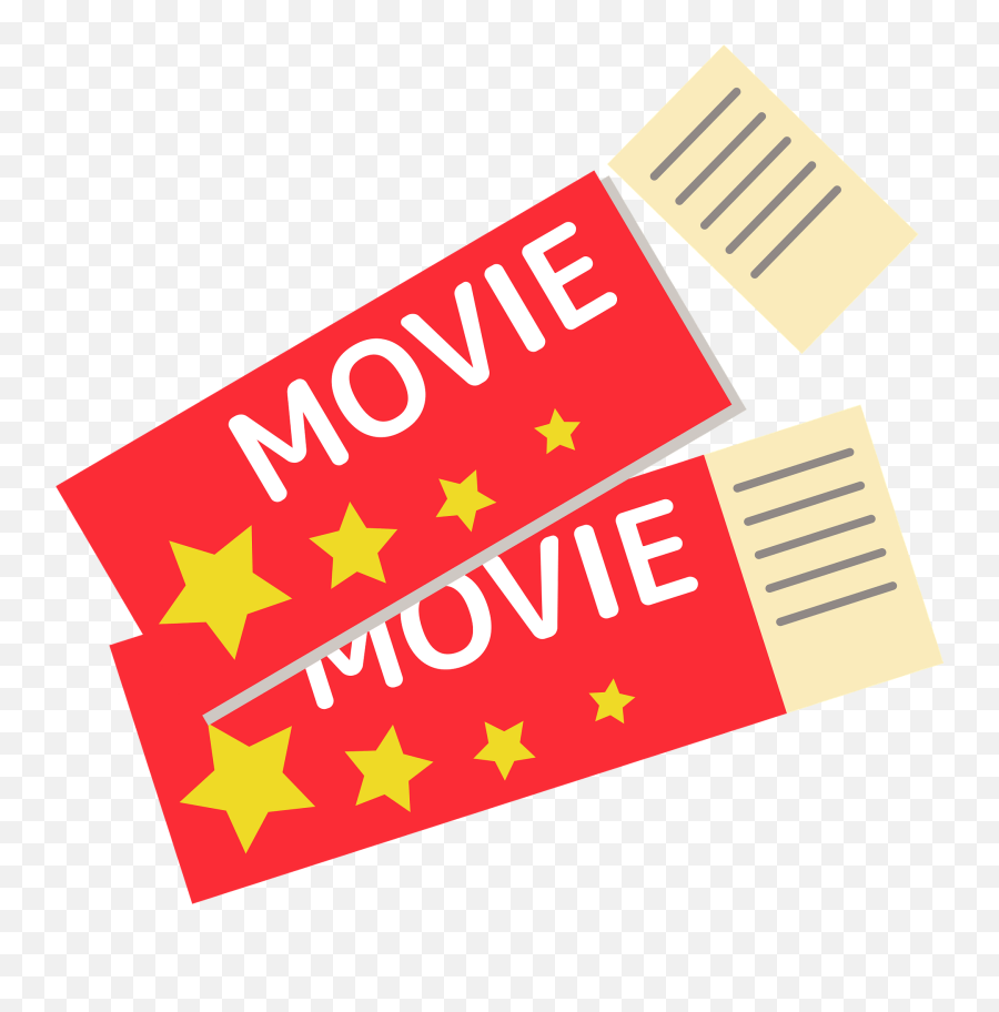 Movie Ticket Clipart Free Download Transparent Png Creazilla - Horizontal,Movie Clipart Png