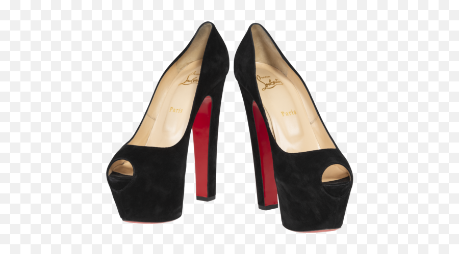 Rent Christian Louboutin Peep - Toe Heels For 3875 Wardrobe Open Toe Png,Christian Louboutins Logo