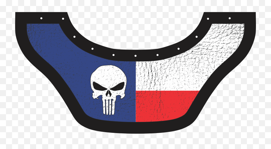 Texas Punisher Bottom Bib - Punisher Skull Png,Punisher Skull Transparent