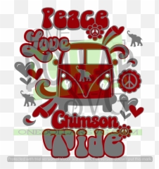 Peace Love Crimson Tide - Language Png,Roll Tide Png