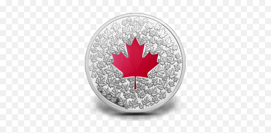 20 Fine Silver Coin - Maple Leaf Impression 2013 The Canada Maple Leaf Coin Png,Red Leaf Logo