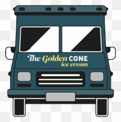 Download Fictitious Ice Cream Truck With Billboard And - Commercial Vehicle Png,Ice Cream Truck Png