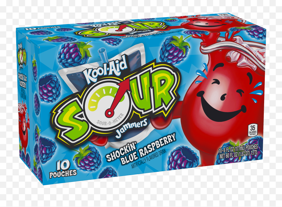 Download Kool - Aid Pouches Kool Aid Sour Jammers Png Image Kool Aid Sour Jammers Blue Raspberry,Kool Aid Png