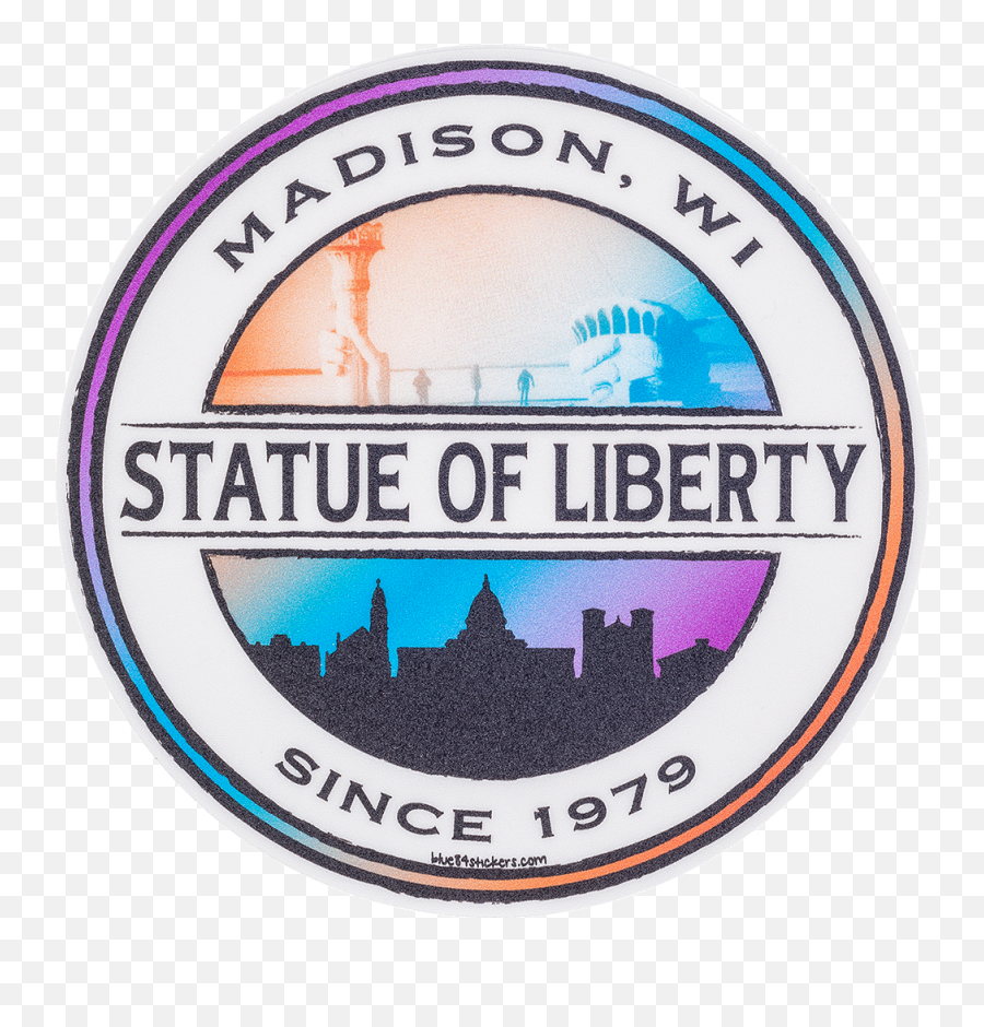 Blue 84 Statue Of Liberty Decal - Hot Spot Png,Statue Of Liberty Logo