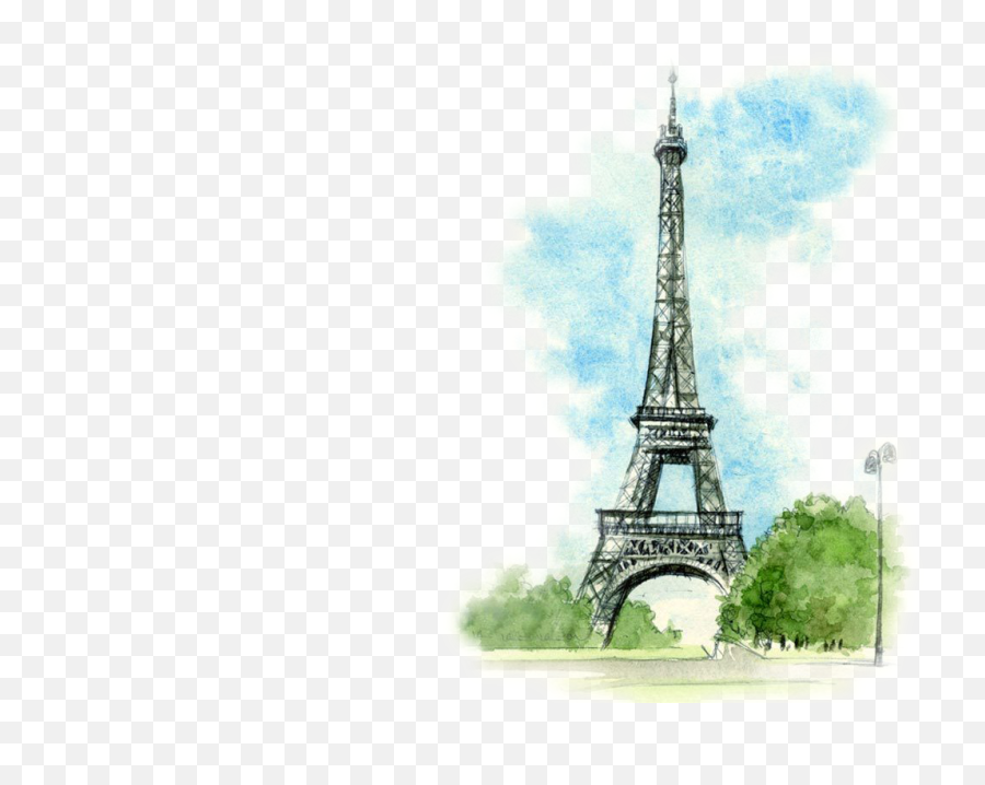 Torre Eiffel Dibujo Png - Iphone What Country Findwords Eiffel Tower In Background Drawing,Eiffel Tower Transparent