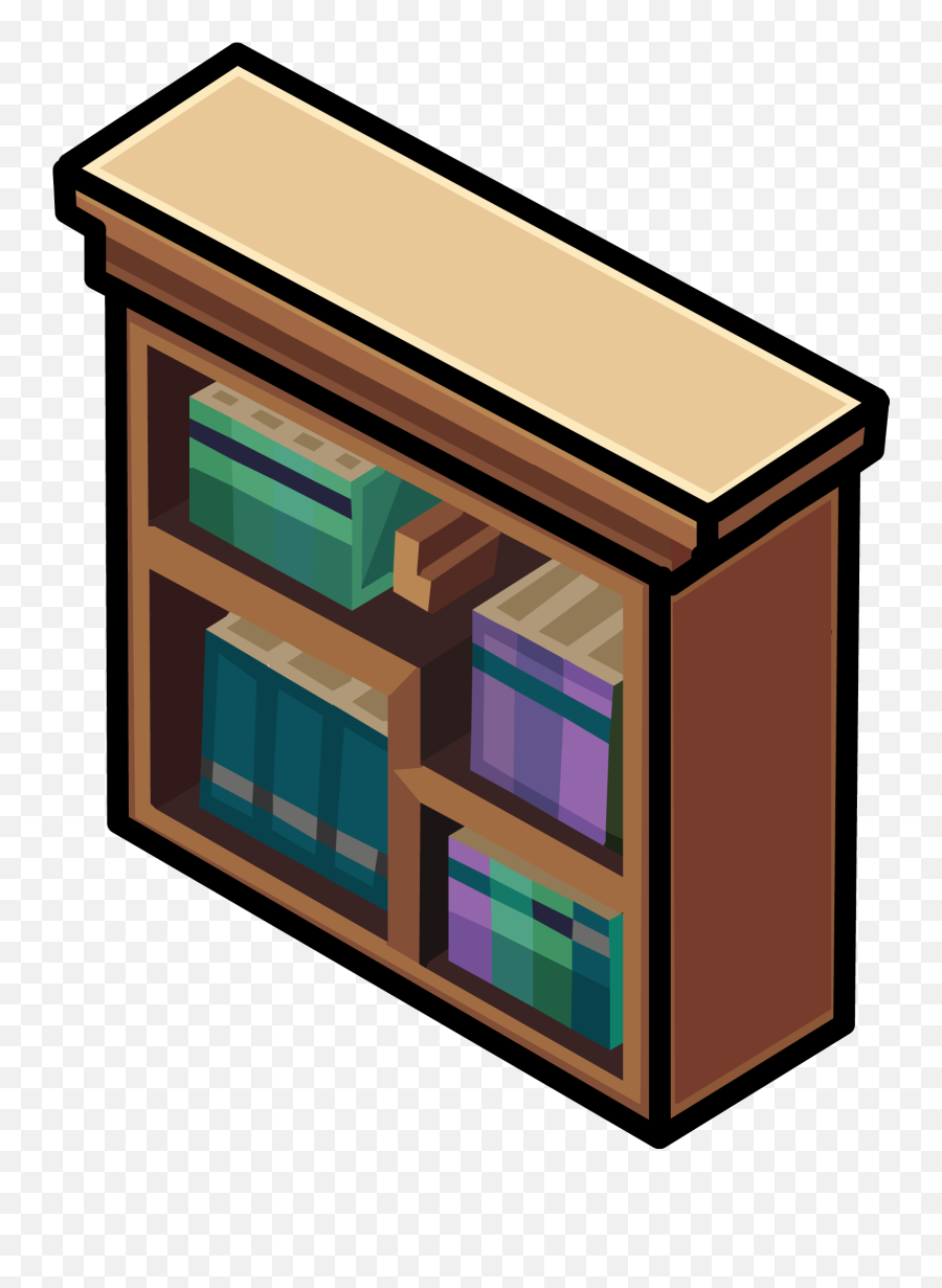 Classy Bookshelf - Club Penguin Bookshelf Png,Book Shelf Icon