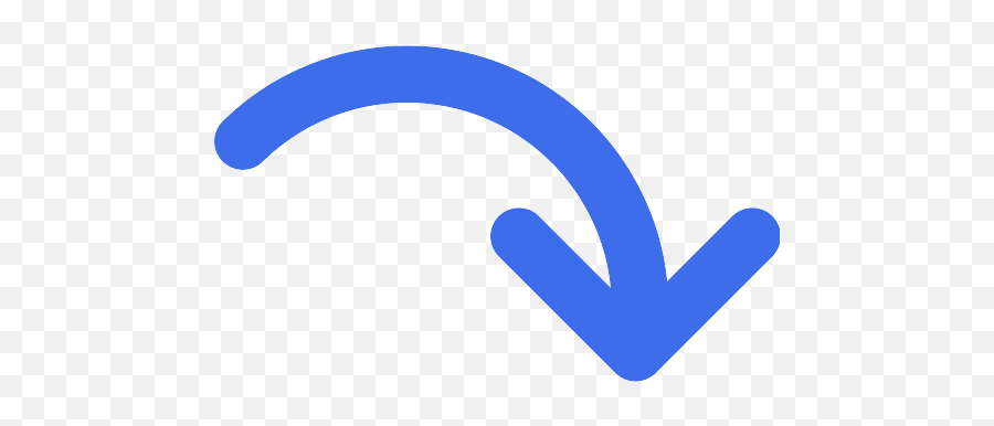 Curved Arrow Vector Svg Icon 15 - Png Repo Free Png Icons Blue Curved Arrow Icon,Curved Arrow Icon