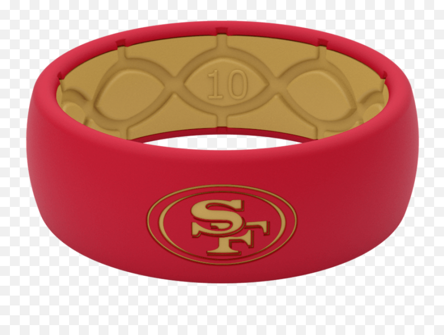 49ers Silicone Wedding Ring Lifetime Warranty U2013 Groove Life - Halcones De Atlanta Png,Life Ring Icon