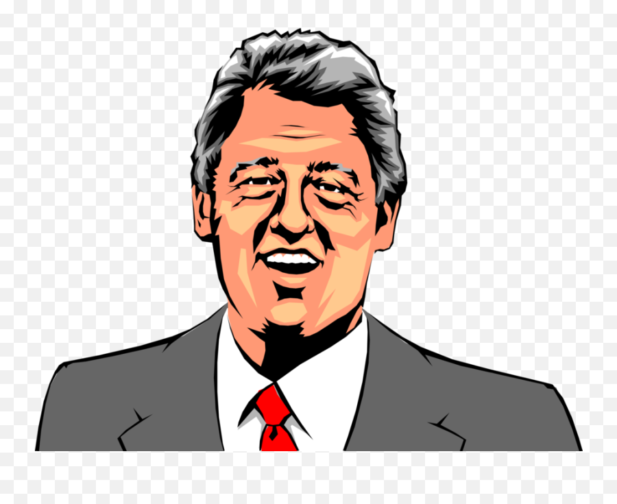 Facial President Icon Favicon - President Bill Clinton Cartoon Png,President Icon