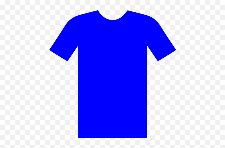 Blue T Shirt Icon - Free Blue Clothes Icons Blue Shirt Icon Png,T Shirt Icon Png