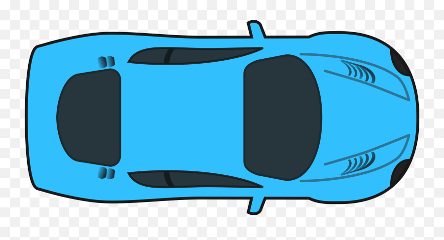 Transparent Background Top View Clipart - Top Down Car Transparent Png,Car Clipart Transparent Background