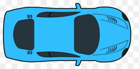 Transparent Background Top View Clipart - Down Car png