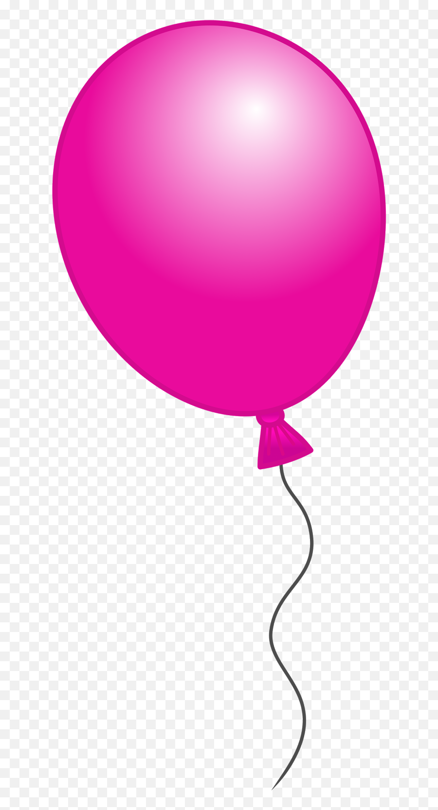 Clipart Png Collection Balloon 28105 - Free Icons And Png Pink Birthday Balloon Clipart,Ballon Png