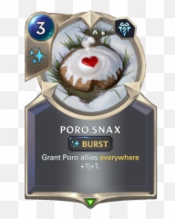 Deck Poro Ionia Standard Legends Of Runeterra Lor - Poro Snax png