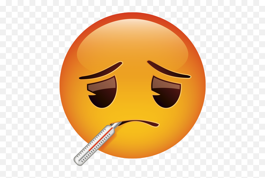 Emoji U2013 The Official Brand Face With Thermometer Fitz 0 - Emoji Face Sick Png,Sick Emoji Png