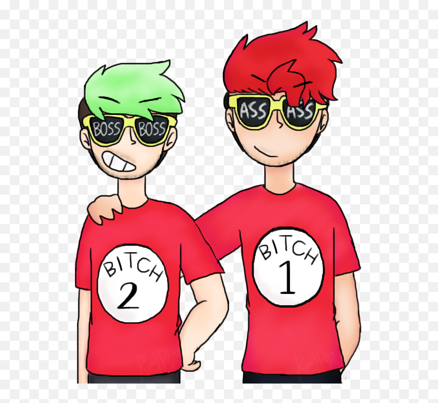 Bitch 1 And 2 - Cartoon Png,Jacksepticeye Png