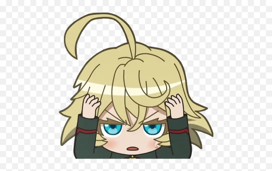 Whatsapp Stickers - The Saga Of Tanya The Evil Png,Mitsuki Nase Icon