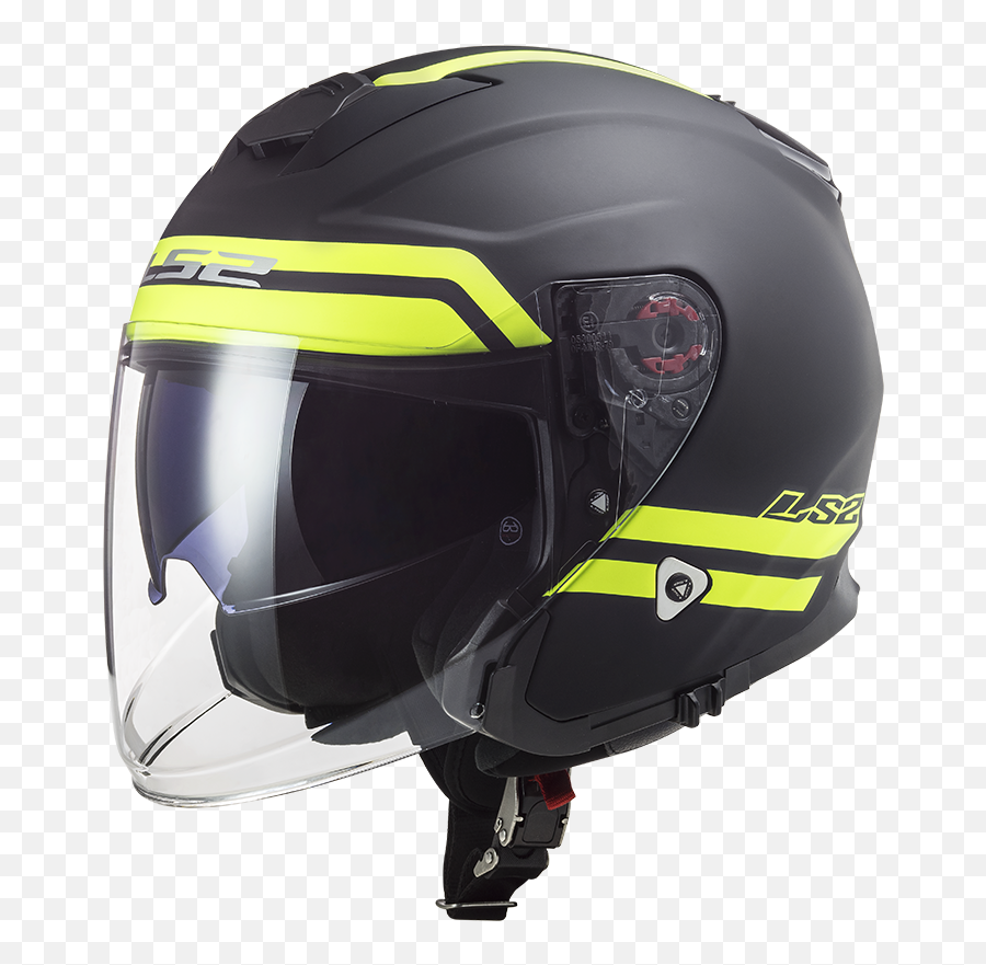 Ls2 Helmets Infinity - Ls2 Of521 Infinity Hyper Titan Hv Yellow Png,Icon Half Helmet