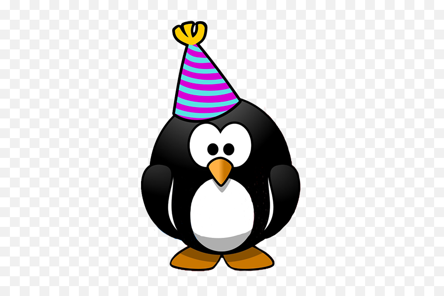 New Years Clipart - Happy Birthday Meme Penguin Png,New Years Hat Transparent