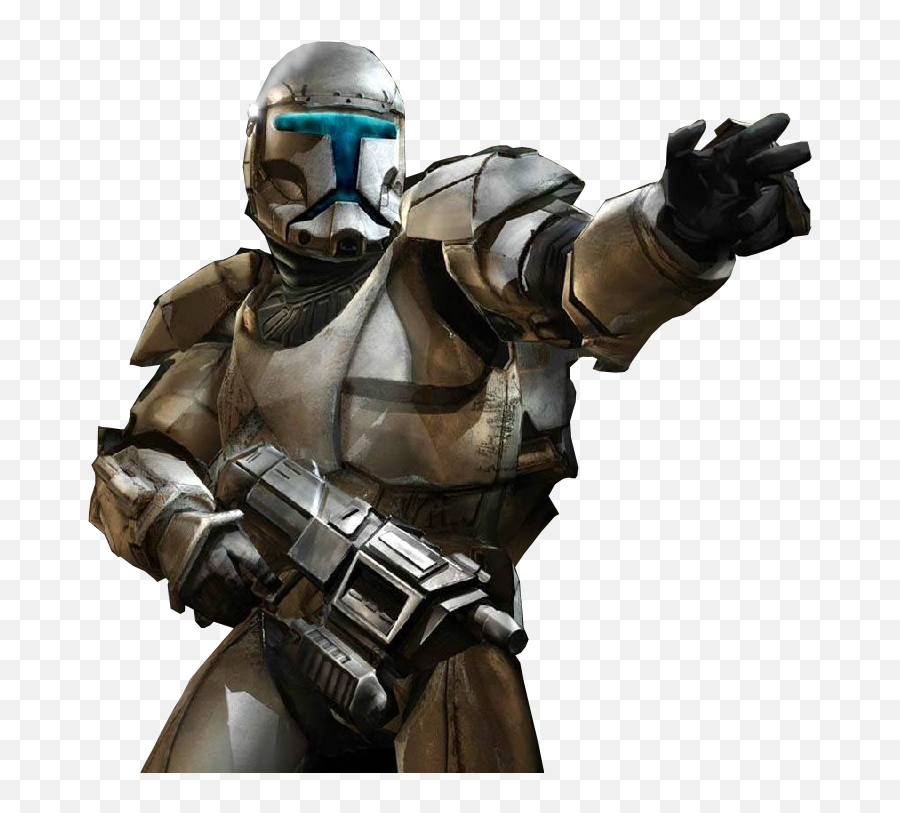 Download Star Clone Wars Mercenary Figurine The Trooper Hq - Clone Commando Battlefront 2 Png,Star Wars Png