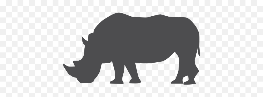 Pin - Rhino Silhouette Png,Rhino Png