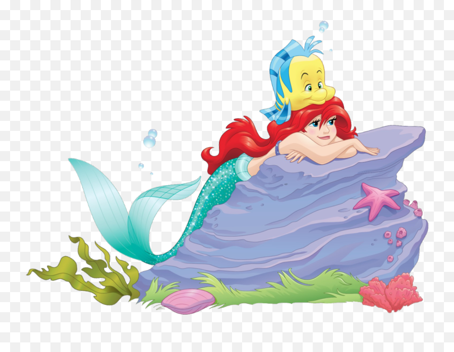Disney Princess Png - Ariel And Flounder Png,Flounder Png
