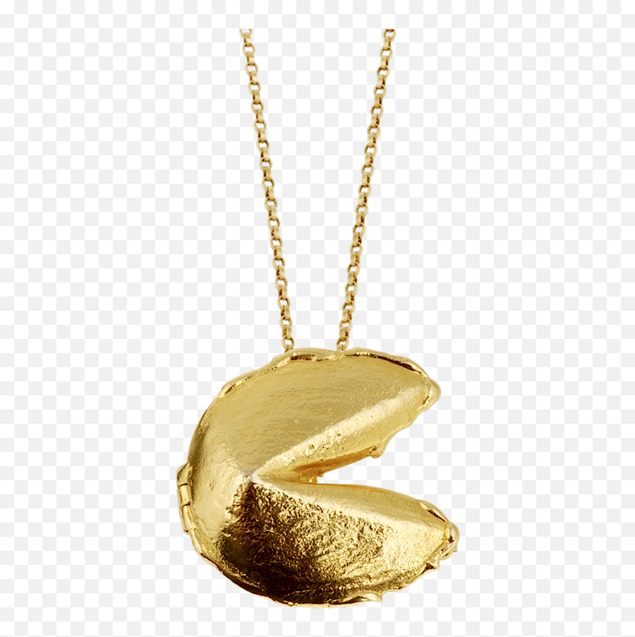 Fortune Cookie Locket 14k Png