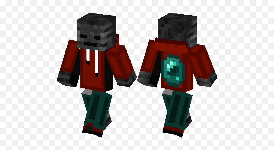Wither Skeleton Guy With Ender Pearl - Spider Mob Minecraft Skin Png,Minecraft Skeleton Png