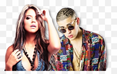 Download Karol G Y Bad Bunny Juntos En - Bad Bunny Y Karol G Png,Bad Bunny Png