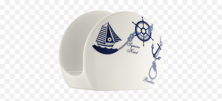 Navy Vanta Napkin Holder 10 Cm U2013 Bonna Premium Porcelain - Sail Png,Napkin Png
