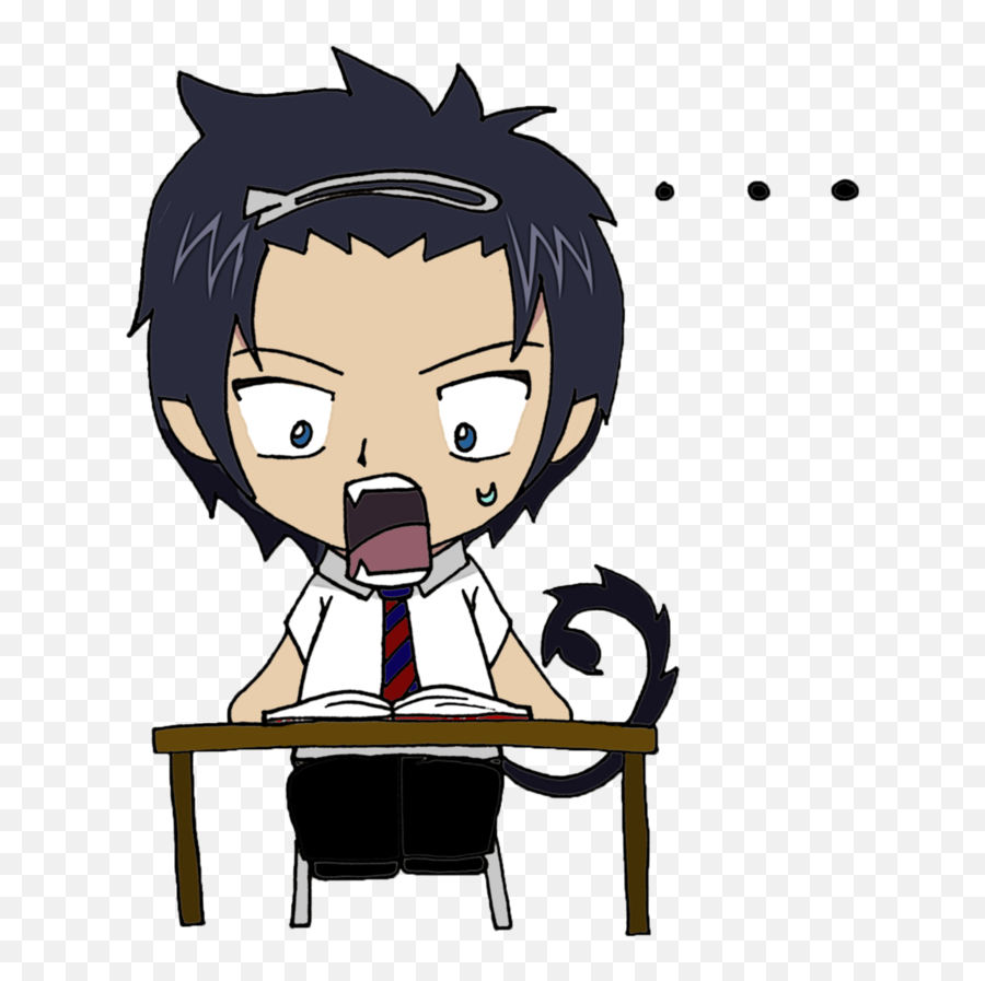 Blue Exorcist Clipart Rin Okumura - Chibi Png Blue Exorcist,Rin Okumura Png