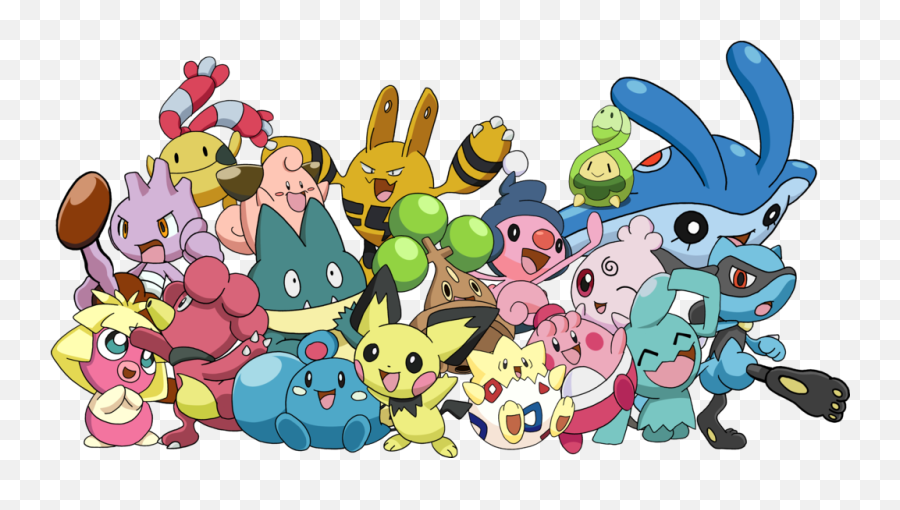 Gen 3 Babies - Pokemon That Evolve With Happiness Baby Pokemon Png,Happiness Png