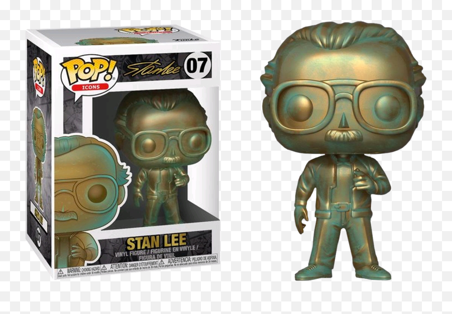 Stan Lee Patina Vinyl Figure - Stan Lee Patina Funko Pop Png,Stan Lee Png