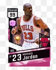 Michael Jordan 2k18 Card Png Image - Charles Barkley Nba 2k17