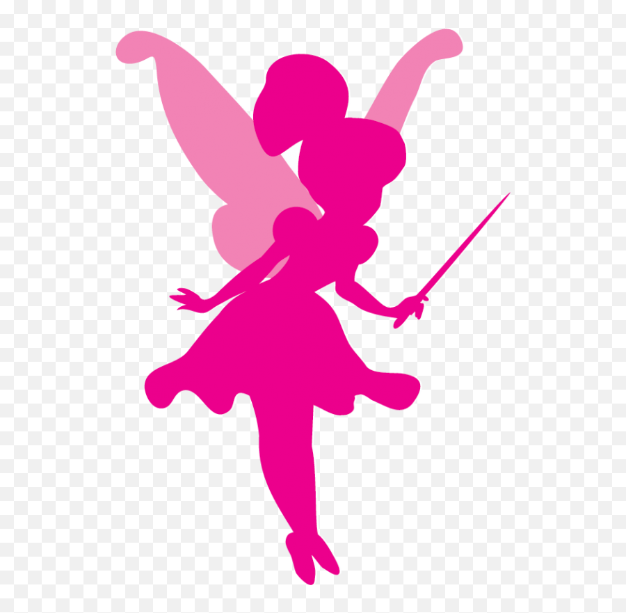 Silhouette Clipart Fairy - Cute Fairy Silhouette Png,Fairy Silhouette Png