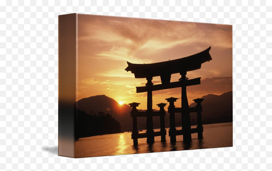 Japan Kyushu Miyajima Torii Gate In Water Itsuk By Design Pics Png