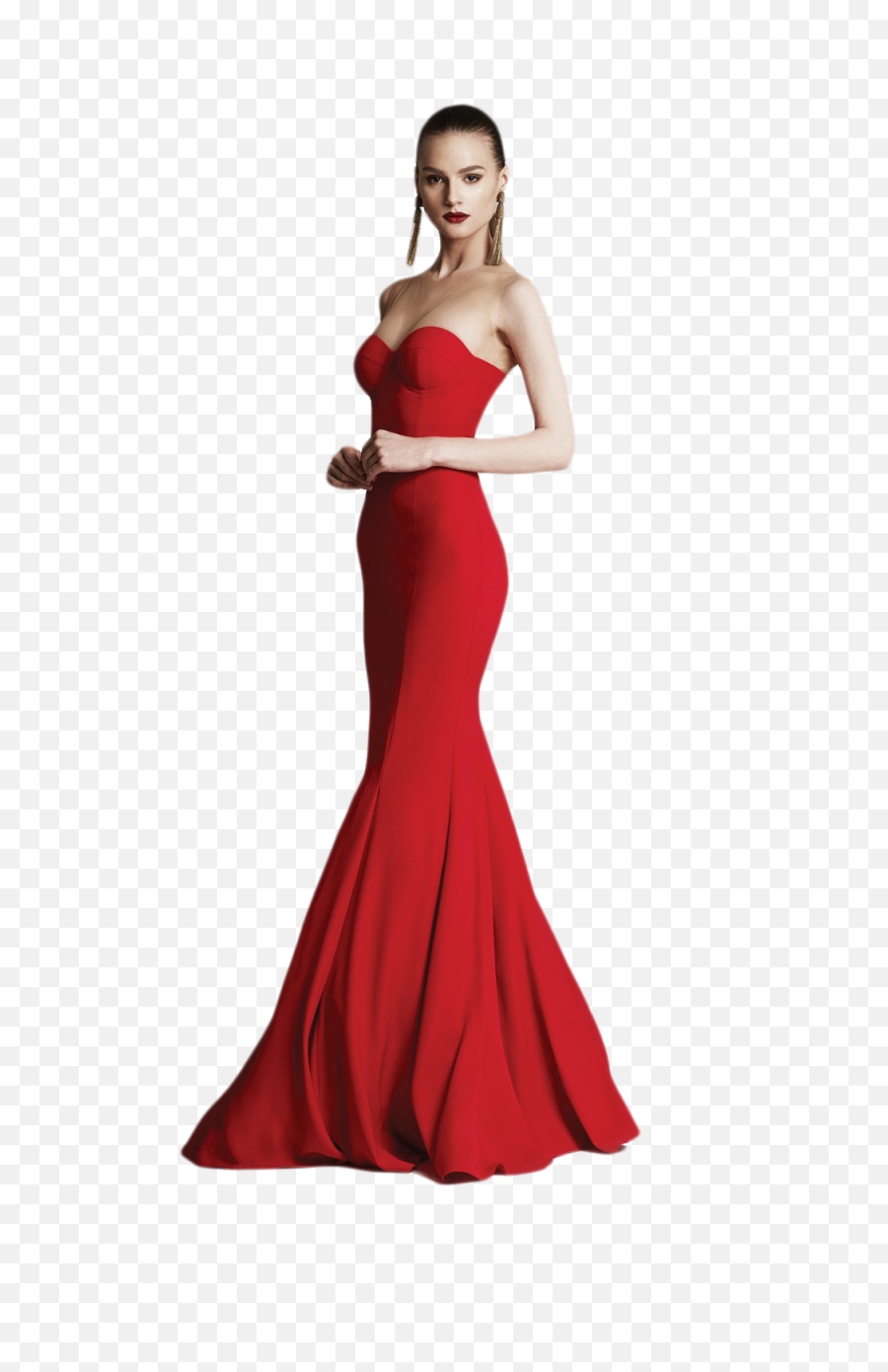 Dress Png - Woman In Red Dress Png,Fashion Model Png