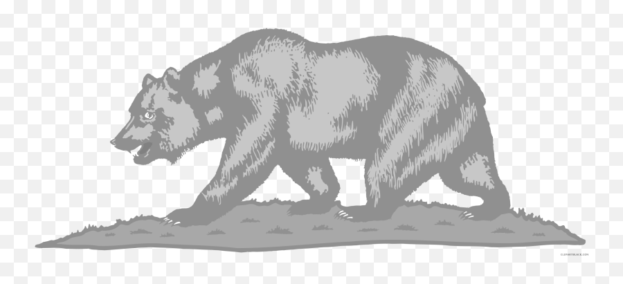 California Flag Bear Clip - California Republic Logo Png,California Flag Png