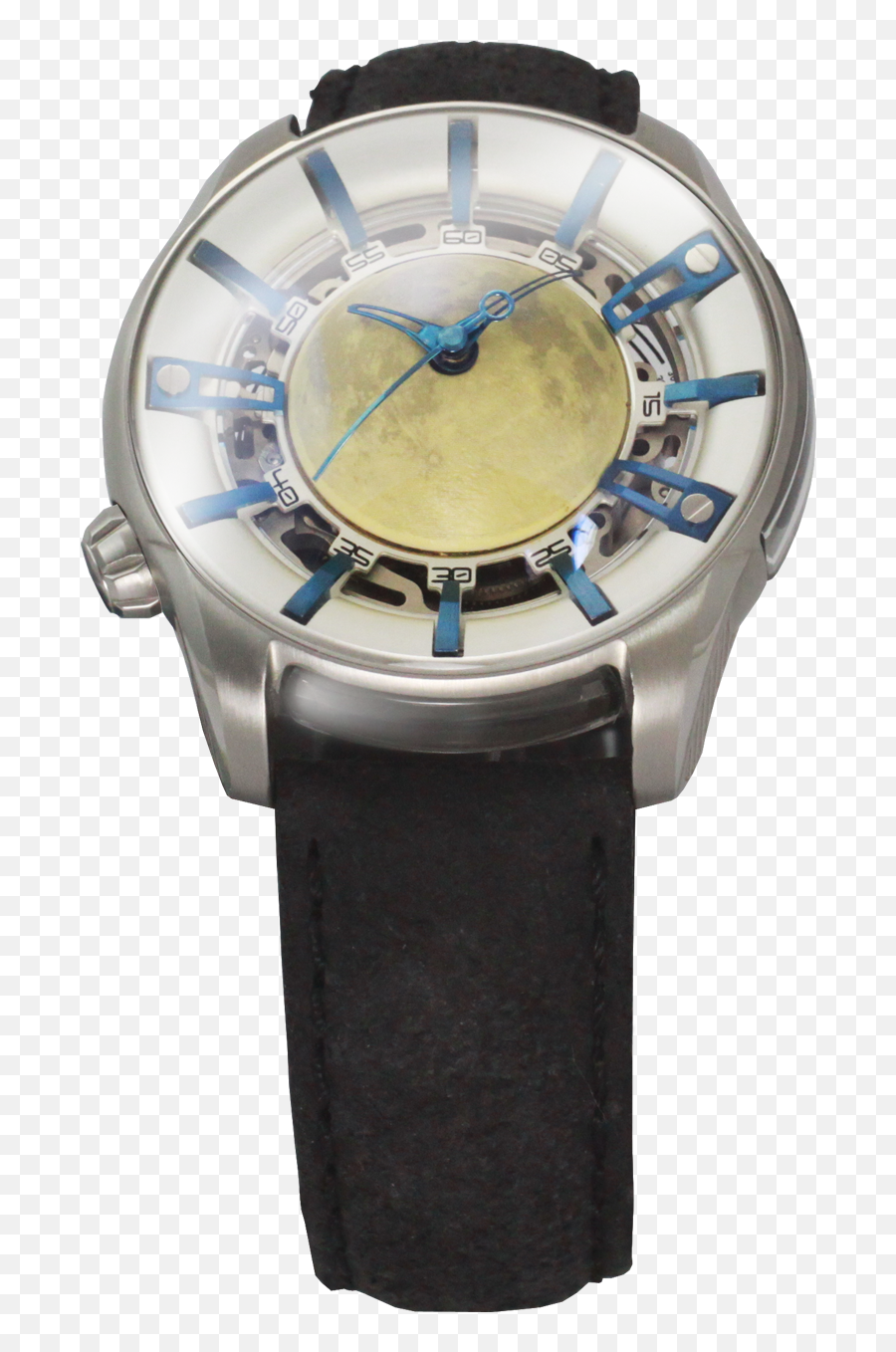 Ovd Full Moon Mw - 001 Automatic Menu0027s Watch Walker Microbrand Strap Png,Full Moon Transparent