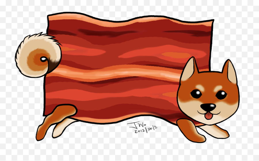 Download Hd Doge With Bacon Png - Bacon Doge Bacon Doge,Doge Png