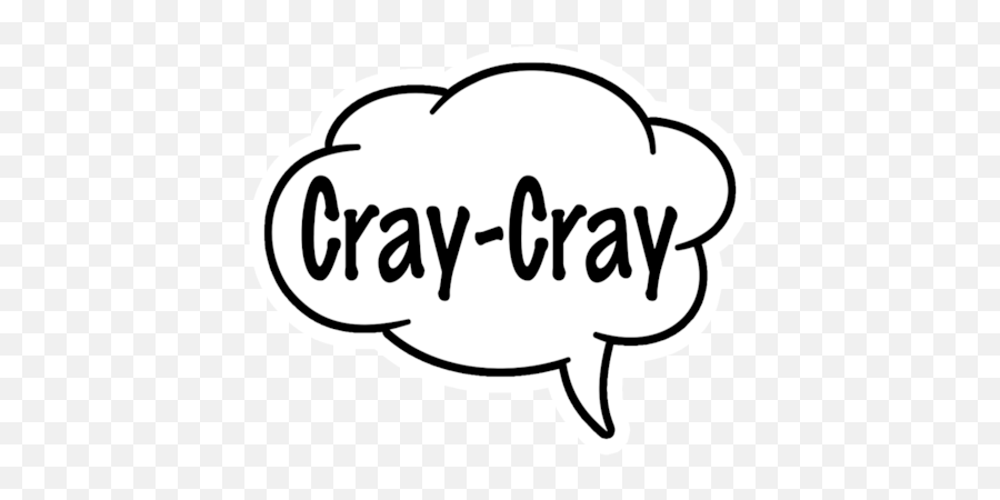 Cray Crayone Love Speech Bubble - Slang Clipart Png,Speech Bubble Transparent