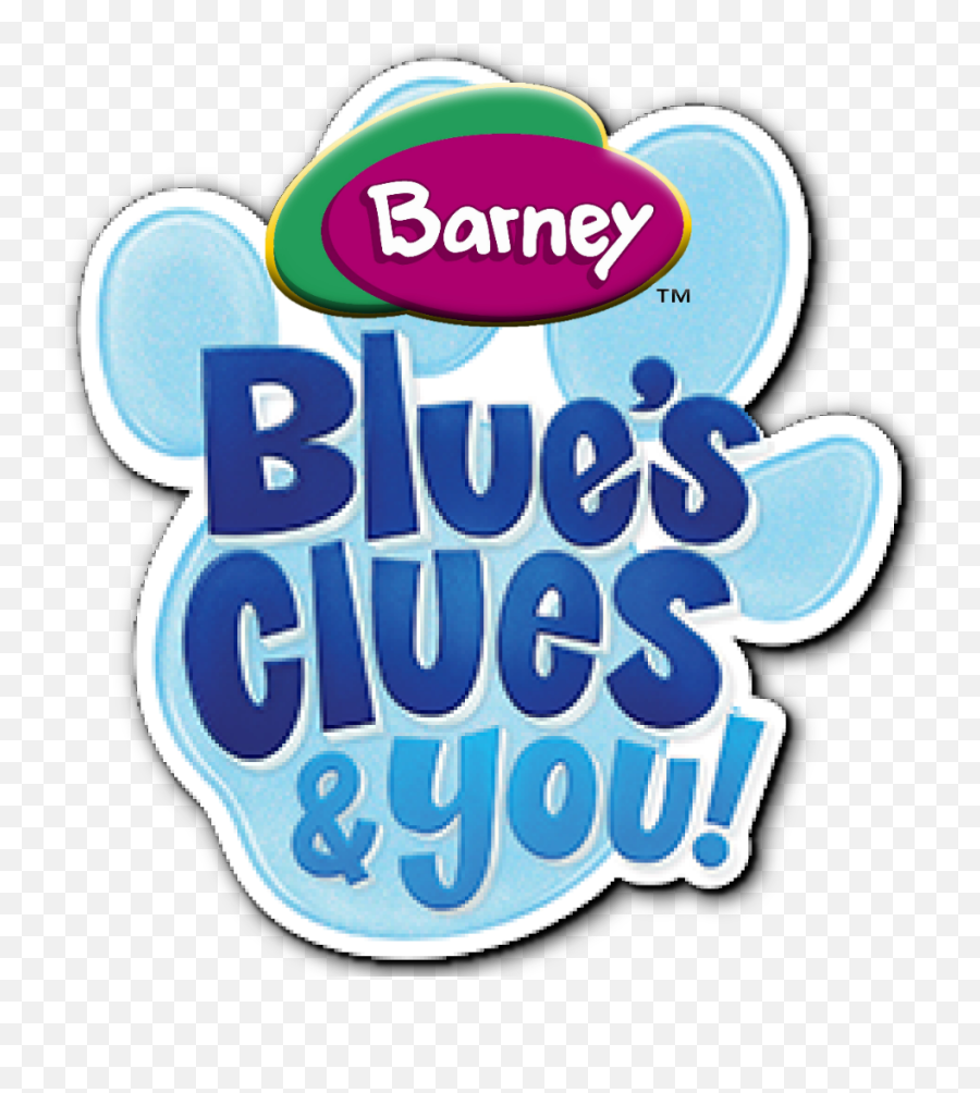 Barney Blues Clues And You Logo In 2020 - Barney Png,Barney And Friends Logo