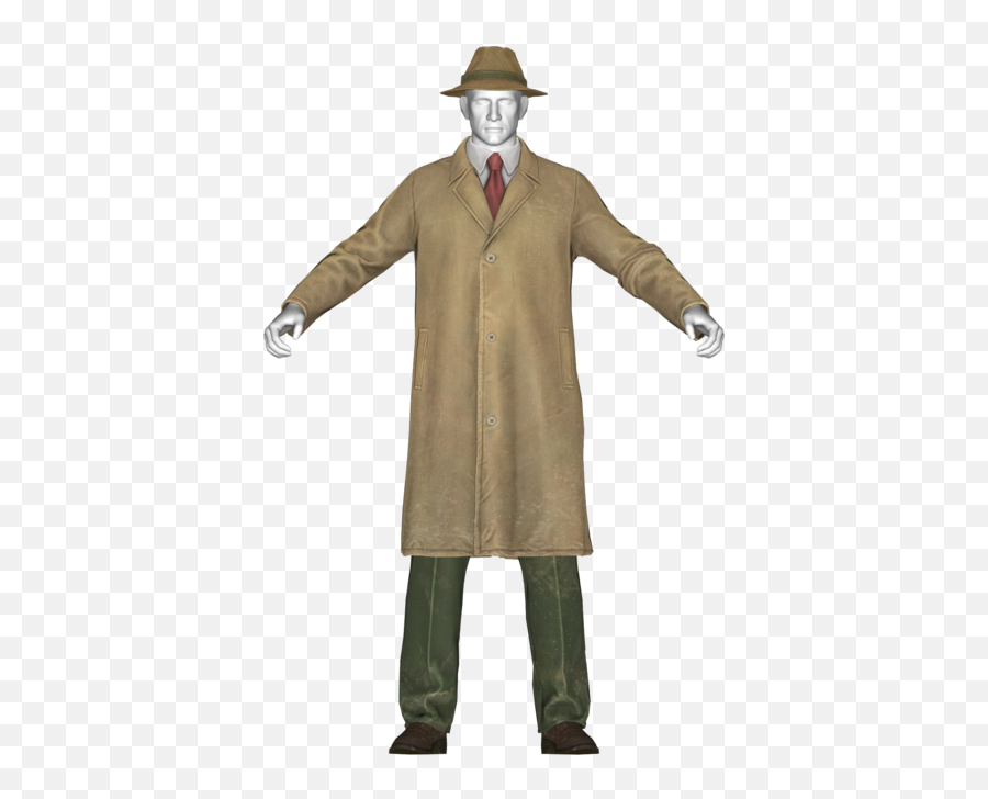 Yellow Trench Coat - New Vegas Png,Trench Coat Png