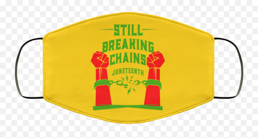 Breaking Chains Juneteenth Face Mask - Crest Png,Breaking Chains Png