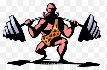 Strong Man Royalty Free Vector Clip Art - 1rm And Repetitions Allowed Png,Strong Man Png
